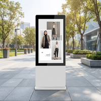 Pantalla Digital Impermeable para Exteriores, Kiosco con Pantalla Táctil Personalizada, Reproductor de Publicidad LCD 4G para Tiendas Minoristas