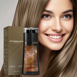 Großhandel 500ml Ginseng-Extrakt Semi-Permanente Schaum-Haarfarbe Shampoo Sesam Kräuterpflege für Frauen Graues Haar - Product Image 4