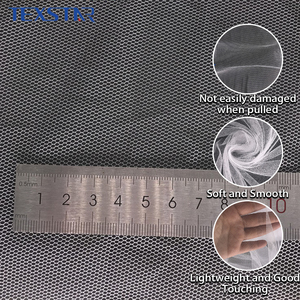 <span class=keywords><strong>Tela</strong></span> de Tul Hexagonal de Poliéster de Alta Calidad al por Mayor para Mosquiteras, Faldones de Novia y Telas Textiles de Malla - Product Image 3