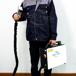 50w 100w mini pistolet à impulsions de nettoyage portable petit <span class=keywords><strong>hanten</strong></span> portatil pro fabricant de bras de robot machine de nettoyage laser à impulsions - Product Image 5