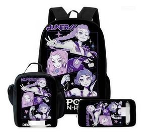 Mochila Escolar con Estampado 3D de Demon Slayer, con Dos Correas Ajustables para Útiles Escolares - Product Image 3