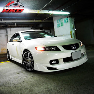 Fits for Acura TSX 2004-2008 Side Skirts Unpainted Black - Product Image 2