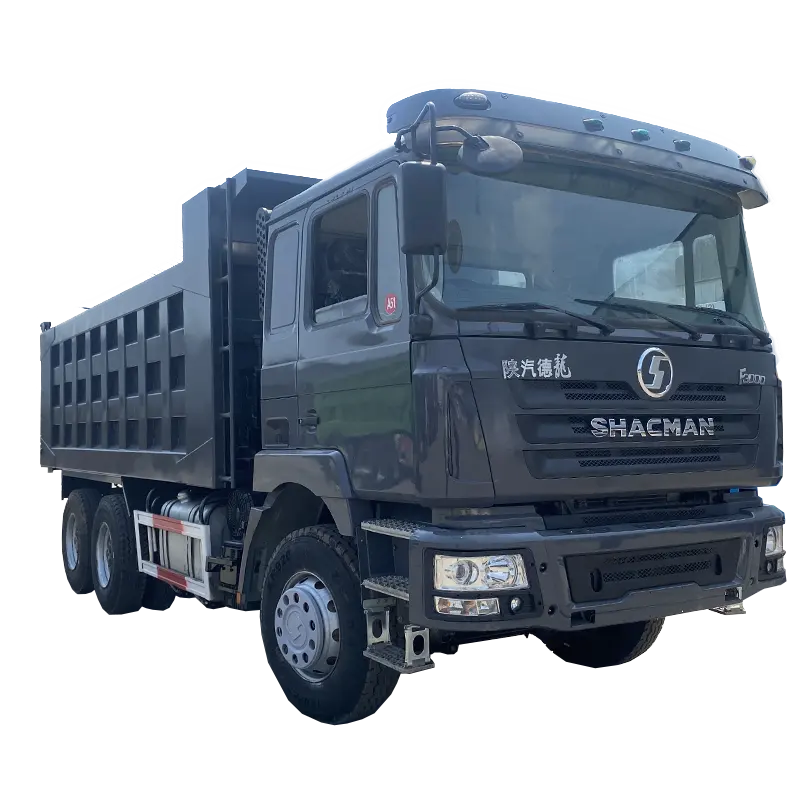 شاحنة نفايات Shaman F3000 عالية الجودة 6x4 30 طن بقوة 380 حصان طراز Euro2 شاحنة نفايات مستعملة ذات قلاب للبيع