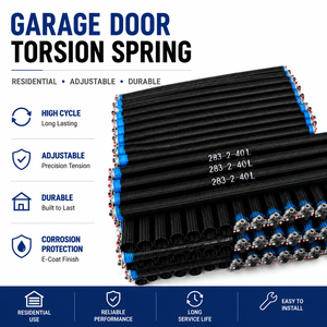 Garage <b>Door</b> Torsion <b>Spring</b> Residential Adjustable Durable High Cycle Garage <b>Door</b> <b>Springs</b> Cones Replacement Kit - Product Image 1