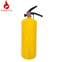 Extincteur à poudre sèche portable de 2 kg de style Columbia avec logo personnalisé jaune de nouvelle conception avec certification CE