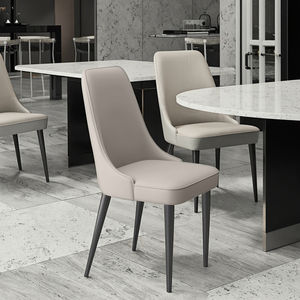 Cojín de Asiento Tapizado Resistente a las Manchas con Diseños Modernos, Sillas de Cuero de Lujo para Cafetería, para Reuniones Familiares - Product Image 1