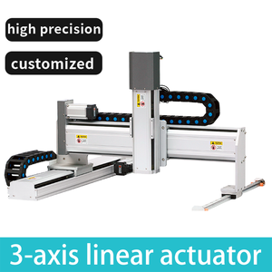 Système de robot à guidage linéaire à vis à billes motorisé CNC à grande capacité personnalisé, table coulissante à guidage linéaire, scène de 300 mm à 4000 mm - Product Image 4