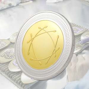Moneda de desafío personalizada de doble cara Zhongshan KST, de acero inoxidable, aleación de zinc, latón, chapada en oro, con esmalte suave 3D y fundición en oro. - Product Image 1