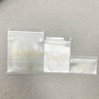 Sacs d'emballage personnalisés pour petits bijoux, sacs en plastique mat avec fermeture éclair, sacs mignons avec fermeture éclair pour boucles d'oreilles, sacs mini-ziplock réutilisables en PVC avec logo