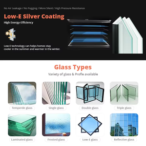 Fenêtre coulissante à isolation thermique <span class=keywords><strong>de</strong></span> haute qualité, design personnalisable, double vitrage insonorisé, aluminium imperméable, extérieur villa - Product Image 6