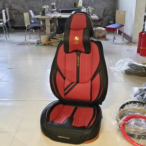 Ensemble complet de luxe en cuir 9d housse de <span class=keywords><strong>siège</strong></span> de voiture avec coussin de <span class=keywords><strong>siège</strong></span> de voiture logo de <span class=keywords><strong>cheval</strong></span> housse de <span class=keywords><strong>siège</strong></span> de voiture - Product Image 4