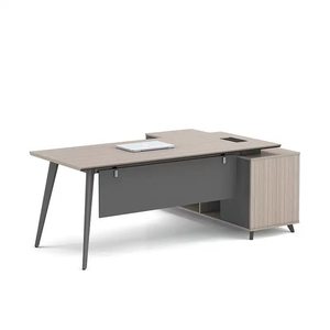 Ensemble de bureau <span class=keywords><strong>et</strong></span> chaise de direction en PVC, style minimaliste moderne, pour usage commercial - Product Image 5