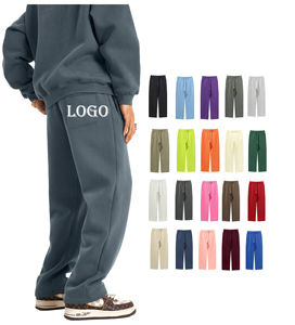 Pantalones Deportivos de Pierna Recta para Hombre, Invierno 2026, Pantalones Casuales de Alta Calidad, Joggers de Algodón y Felpa, con Logotipo Personalizado - Product Image 1