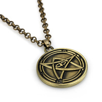 New Vintage Howard Phillips Lovecraft Cthulhu Mythos Pendant Key Rings Medieval Signet Runes Gate Necklace