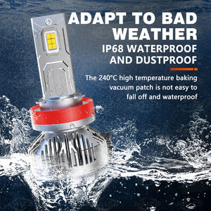 Haizg S13 New LED Car Headlight 200W 40000lm With Canbus Auto Light H4 <strong>H7</strong> - Product Image 6