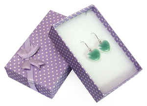 Celadon earrings-pendientes de porcelana artesanales de estilo coreano - Product Image 6