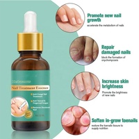 Gel réparateur pour ongles à l'arbre à thé et aux herbes OEM avec sérum à la vitamine C pour le renforcement des ongles et les soins de beauté