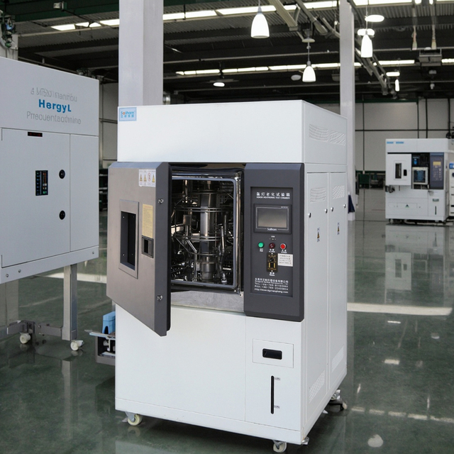 Xenon Arc Test Chamber with Humidity Control Water Spray and Dark Cycle for Light and Weathering Fastness Simulation Test