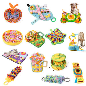 Tappetino Traspirante in Pelliccia Artificiale per Addestramento <span class=keywords><strong>Cani</strong></span>, Quadrato Solido per Stimolazione Olfattiva e Alimentazione Lenta - Product Image 1