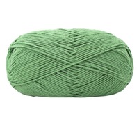 Fil de Coton Peigné 5 Brins Haute Résistance, Matière Crochet DIY Faite Main, Fil Mélangé Lait et Coton Teint, Paquet de Gros