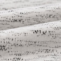 Tissu tricoté à texture sergé avec couche d'air, 50% Polyester 48% Coton 2% Spandex, imprimé à la rouleau, pour veste décontractée à capuche