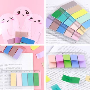 Notas adhesivas multicolores creativas de Teru <span class=keywords><strong>Bozu</strong></span>, marcadores de notas portátiles para el aula, notas esenciales para el estudio de regreso a la escuela, notas de oficina - Product Image 5