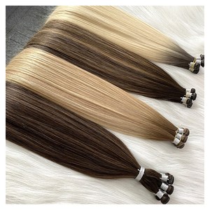 Extensiones de Cabello Humano Virgen, Doble Trama, Micro Trama, Genius Weft - Product Image 1