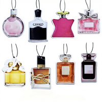 Diffuseur de parfum et d'arômes en papier de coton design avec évaporation naturelle, ornement suspendu, désodorisant longue durée pour voiture
