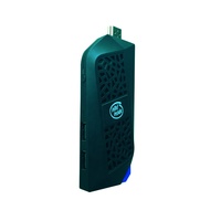 MeeGOpad Mini PC de petite taille T08 Quad Core Portable USB C 3.1 4G 64G 5G Wi-Fi 5V Faible consommation Win 10 Linux Stick