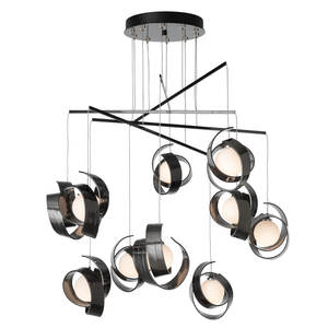 Lámpara Colgante Moderna, Ajustable en Altura, Diseño Único en Forma de Espiral, Lámpara de Metal para Restaurante - Product Image 2