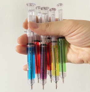 Wholesale Syringe Plastic Ballpoint <strong>Pen</strong> Hospital Medical Nurse Doctor Gift 1.0mm Custom Logo <strong>Multi</strong> <strong>Color</strong> Promotional <strong>Pen</strong> - Product Image 2