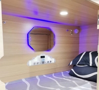 Meubles pour hôtel Cosse de couchage pour aéroport Lit capsule pour hôtel Lit capsule pour dortoir Lit capsule pour extérieur