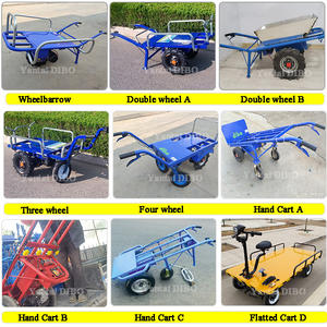 Tarım elektrik şarj arabası orchard taşıma aracı elektrik Powered kargo Dolly taşınabilir el kamyon vagon sepeti - Product Image 6