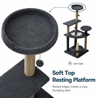 Structure d'escalade pour chat en peluche multiplateforme moderne, très vendue