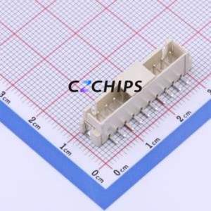 WAFER-XH2.54-10PLB Wire-to-Board Pin Header SMD,P=2.5mm Connector 1x10P 2.5mm Vertical Mount XH - Product Image 1