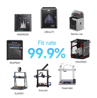 Filament PLA PreFuture 1,75 mm, lot de 3/5/10, bobine en carton écologique, couleurs unies ou mélangées, matériau d'impression 3D sans bulles