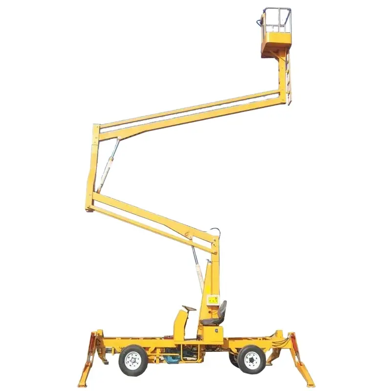 Nhà máy cung cấp TATA 16M động cơ diesel Powered Spider Boom Lift