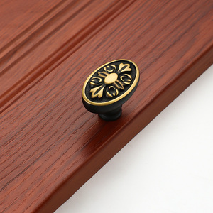 Tiradores de armario de latón con cajón francés Vintage, tiradores de armario, tiradores de <span class=keywords><strong>cocina</strong></span> antiguos, perilla, diseño de Hardware para Villas, apartamentos, Hotel - Product Image 4