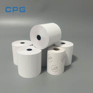 Rouleau de papier thermique haute sensibilité 80x70mm 55gsm de qualité supérieure pour imprimantes de restaurants et caisses enregistreuses - Vente en gros usine - Product Image 1