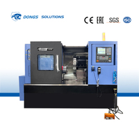 Torno de Cama Inclinada DONGS TCK52, Estructura de Torno CNC Automático, Equipo de Alta Precisión con un Solo Husillo