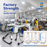 Faisceau de câblage électronique en cuivre, câble électrique automobile d'origine OEM, fabricant chinois, faisceau de câblage automobile personnalisé