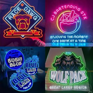 Cá nhân Acrylic tường trang trí nội thất tùy chỉnh Flex ánh sáng hiển thị cho cửa hàng phòng thanh <span class=keywords><strong>Neon</strong></span> dấu hiệu tùy chỉnh nhà hàng kinh doanh biểu tượng dấu hiệu - Product Image 4