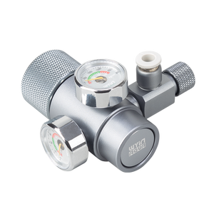 <span class=keywords><strong>Mini</strong></span> regulador de doble manómetro de presión de <span class=keywords><strong>CO2</strong></span> de montaje rápido, aluminio abierto lateral para acuarios y accesorios - Product Image 1