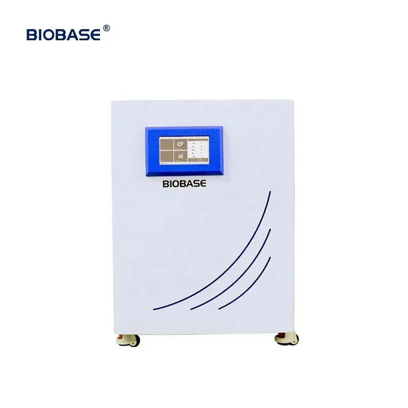 BIOBASE Chine Incubateur CO2 Tri-Gas Incubateur à gaz de laboratoire à veste d'air avec incubateur CO2 à écran tactile LCD