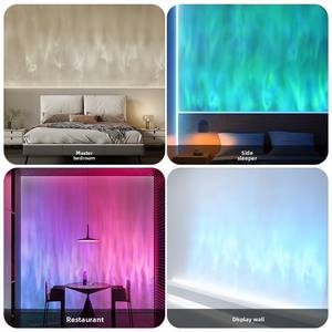 Lámpara <span class=keywords><strong>de</strong></span> arandela <span class=keywords><strong>de</strong></span> pared con ondulación <span class=keywords><strong>de</strong></span> agua LED dinámica 3D, pared <span class=keywords><strong>de</strong></span> fondo <span class=keywords><strong>de</strong></span> ambiente KTV para sala <span class=keywords><strong>de</strong></span> estar, Bar, pared proyectada <span class=keywords><strong>de</strong></span> Navidad - Product Image 5