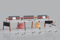 Chaise de conférence ergonomique empilable moderne avec accoudoirs fixes pour bureau, école, hôtel, hôpital, usage domestique ou professionnel