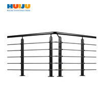 HJ Promotion : Poteau de Balustrade Moderne en Acier Inoxydable 304 pour Escalier et Balcon, Idéal pour Terrasse Extérieure et Garde-corps en Verre