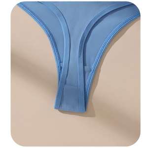 Tangas de algodón para mujer al por mayor, con cintura con letras LOVE, suaves y transpirables, de talle medio - Product Image 4