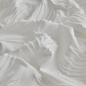 Microvezel getuft dekbedovertrekset shabby chic boho stijl vier seizoenen beige VS EU dropshipping dekbedden hoes beddengoed - Product Image 6