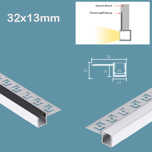 Système d'éclairage à <span class=keywords><strong>corniche</strong></span> <span class=keywords><strong>LED</strong></span> linéaire à encastrer RGBW personnalisable et à intensité variable Installation cachée <span class=keywords><strong>Plafond</strong></span> moderne Design Aluminium - Product Image 4